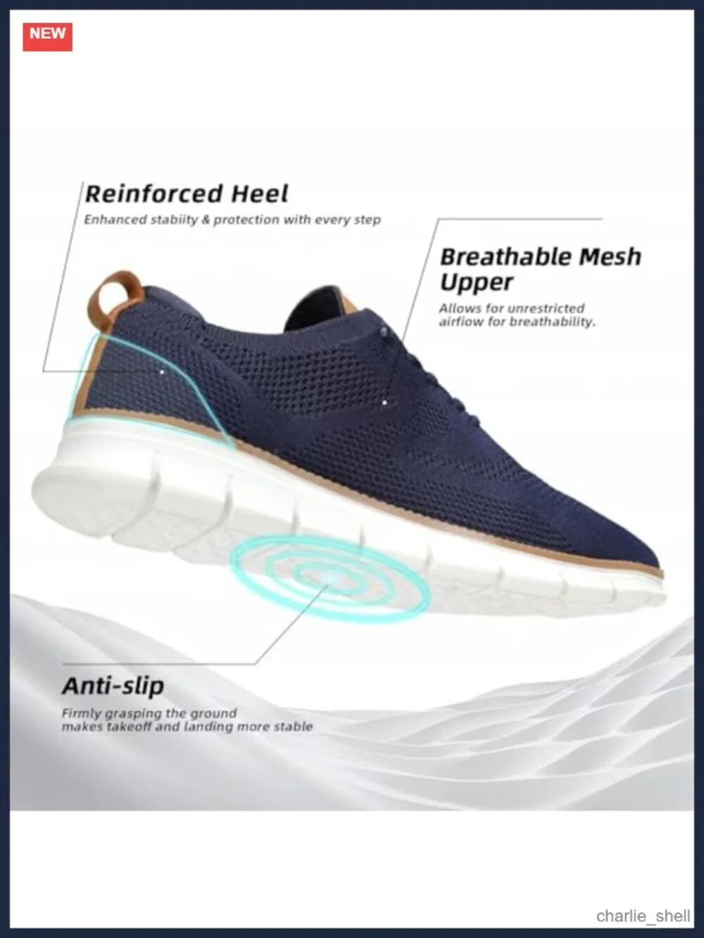 Men's Casual Dress Oxfords Lightweight Mesh Walking Sneakers Business Work Shoes